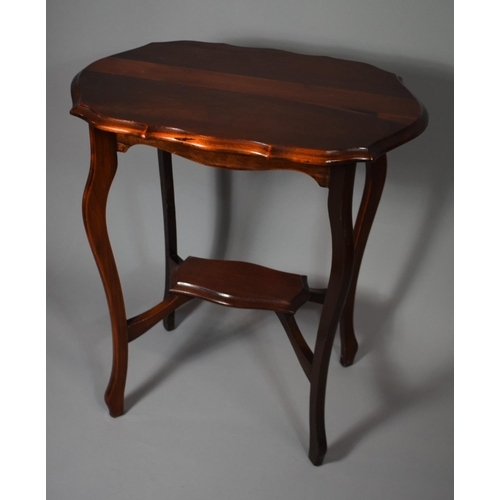 424 - A Mahogany Two Tier Occasional Table, 66cms Wide