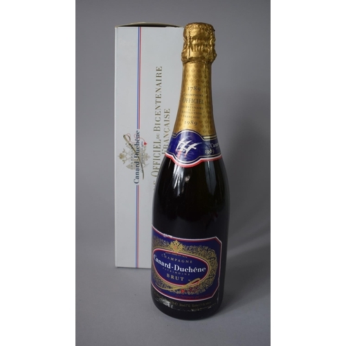 83 - A Cased Bottle of 1989 Canard Duchene Champagne