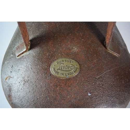 95 - An Interesting Metal Milking Pail by Lister of Dursley, with Two Carrying/Pouring Handles. 37cms Hig... 