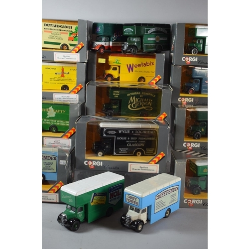 171 - A Collection of 15 Boxed and Unboxed Corgi Lorries to Include Bedford O Series Pantechnicon Weetabix... 