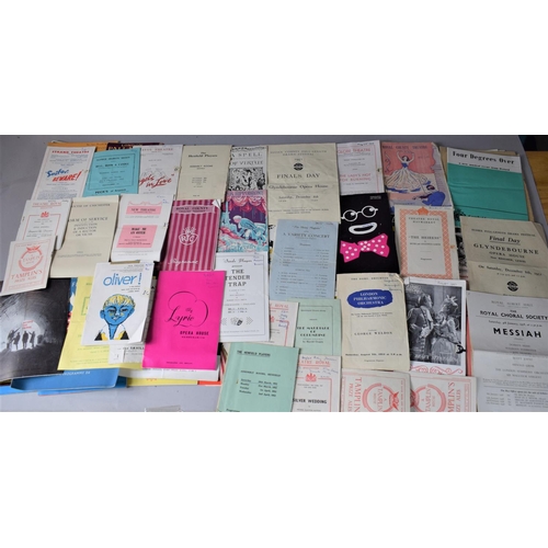 167 - A Collection of Various Vintage Theatre Programmes, Show Programmes Etc.
