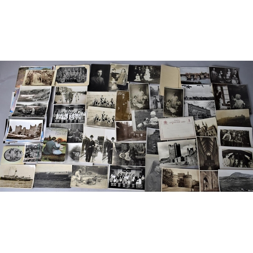 168 - A Collection of Early 20th Century Photograph Postcards to Feature Family Life, Portraits, Trains an... 