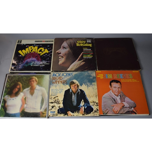 352 - A Collection of 31 LP's to Include Johnny Cash, ABBA, Bread, Eagles, Police Etc.