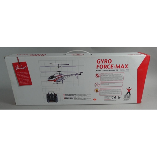 103 - A Hamleys Gyro Force Radio Controlled Indoor/Outdoor Helicopter