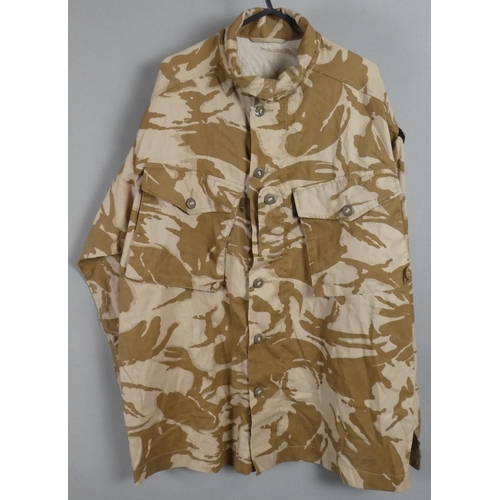 191 - A British Army Tropical/Desert Camouflage Jacket with Bomb Disposal Badge