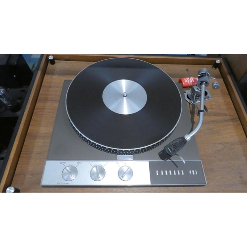 213 - A Vintage Garrard 401 Turntable with SME Pickup Arm