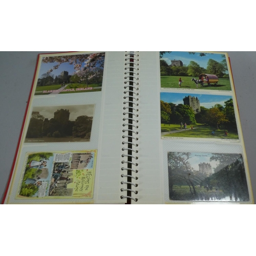 68 - A Postcard Album Containing Mainly 20th Century Postcards Relating to Blarney Castle, County Cork