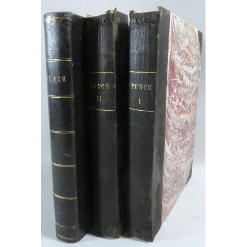 87 - Three Volumes of Punch, The Earliest 1851