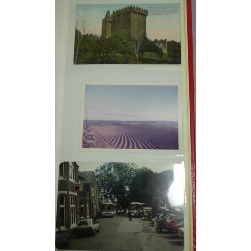 68 - A Postcard Album Containing Mainly 20th Century Postcards Relating to Blarney Castle, County Cork