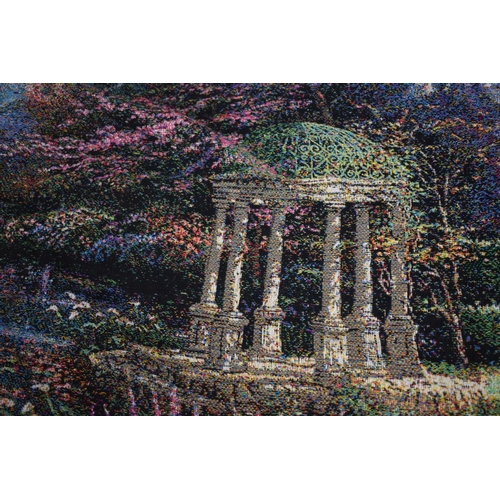 100 - An American Woven Throw by Thomas Kinkade