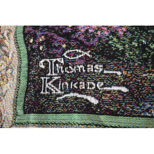 100 - An American Woven Throw by Thomas Kinkade