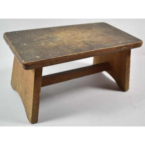 78 - A Wooden Footstool, Good Colour and Condition