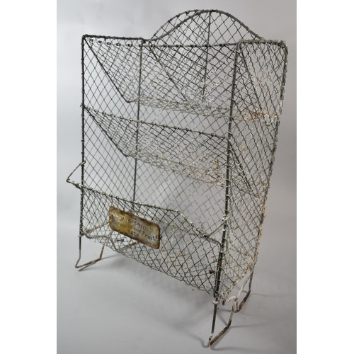 91 - A Vintage Wire Kitchen Rack, 