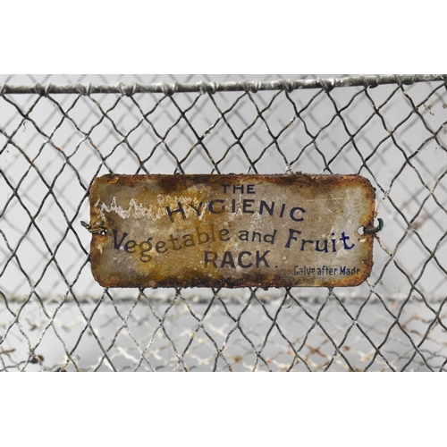 91 - A Vintage Wire Kitchen Rack, 
