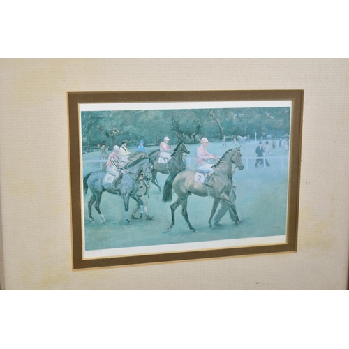 162 - A Collection of Three Framed Munnings Prints, Horse Racing and Polo