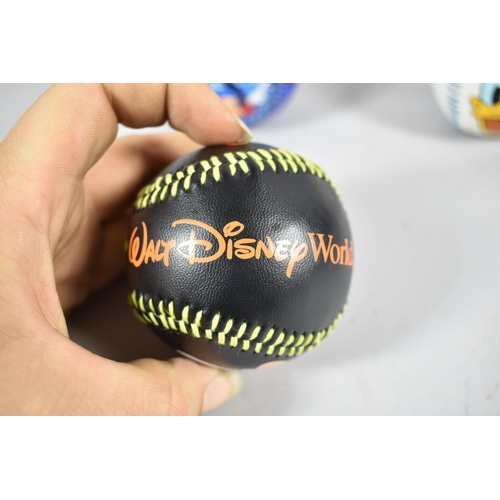 177 - Four Disney World Baseballs