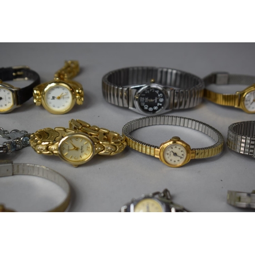 228 - A Collection of Fourteen Various Wrist Watches