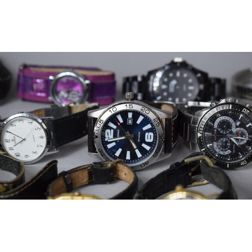 230 - A Collection of Various Gents and Ladies Wrist Watches