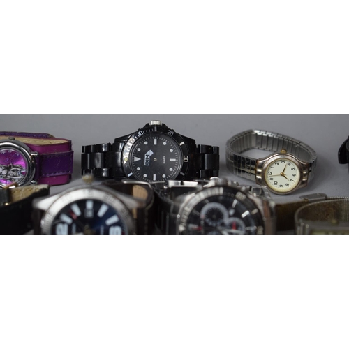 230 - A Collection of Various Gents and Ladies Wrist Watches