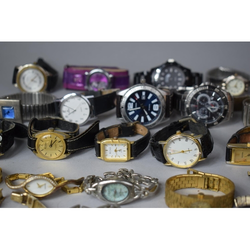 230 - A Collection of Various Gents and Ladies Wrist Watches