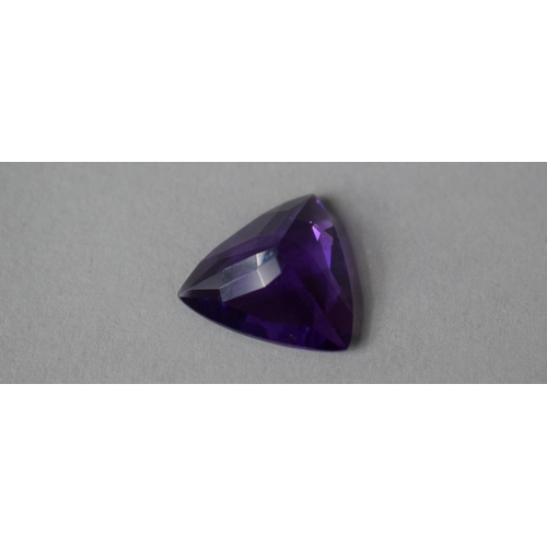 234 - A Natural Amethyst Gem Stone with Appraisal Valuation £346.35