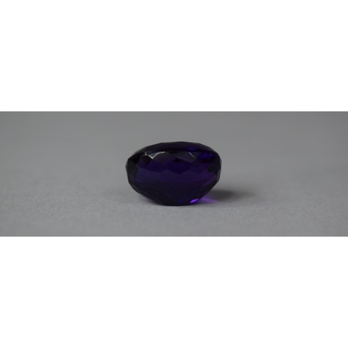 239 - A Natural Oval Amethyst Gemstone with Appraisal Valuation of £402.68