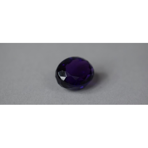 239 - A Natural Oval Amethyst Gemstone with Appraisal Valuation of £402.68