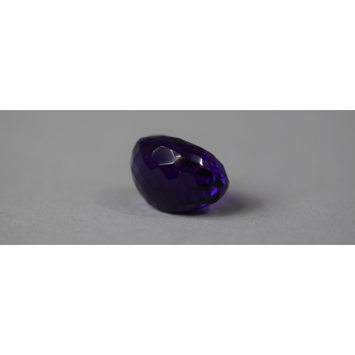 239 - A Natural Oval Amethyst Gemstone with Appraisal Valuation of £402.68