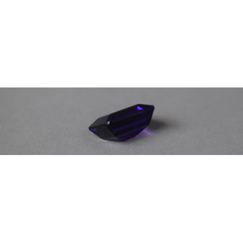 240 - A Natural Amethyst Cushion Shaped Gemstone with Appraisal Valuation of £322.80