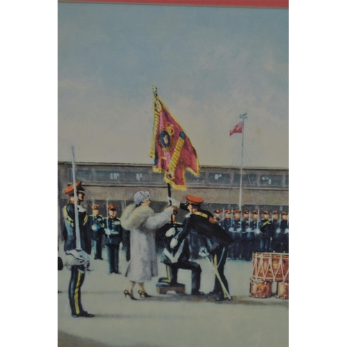 264 - A Framed Military Print, 