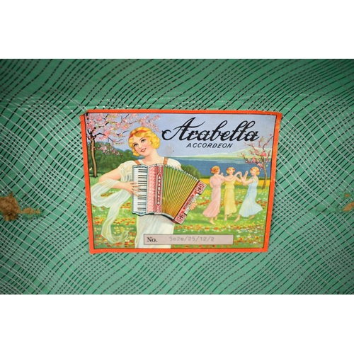 487 - A Vintage Arabella Accordion in Case