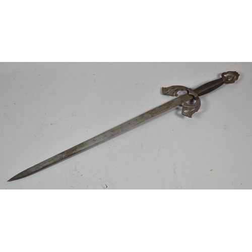 66 - A Spanish Toledo Short Sword, Total Length 53cm