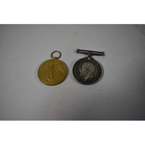 68 - Two WWI Medals Awarded Pte. H F Cowle, Army Service Corps No.DM2-208420