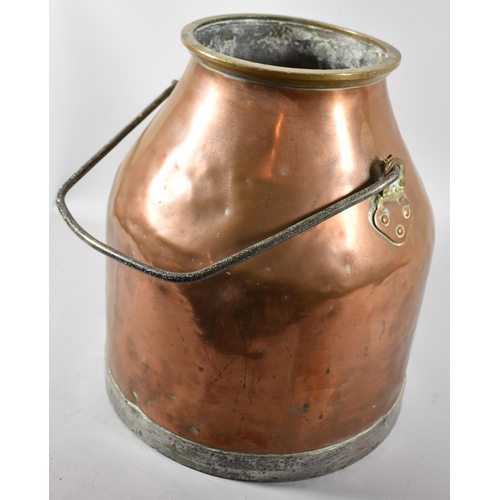 70 - A Vintage Copper Milking Unit, 36cm High