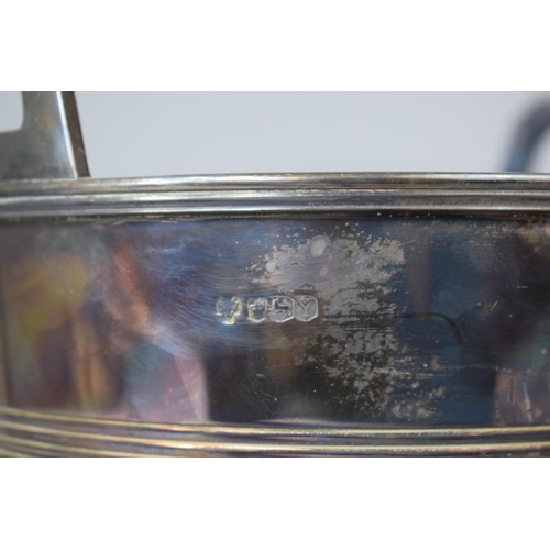 92 - A Large Heavy Silver Champagne Ice Bucket, Sheffield Hallmark, 18cm diameter, 1374g