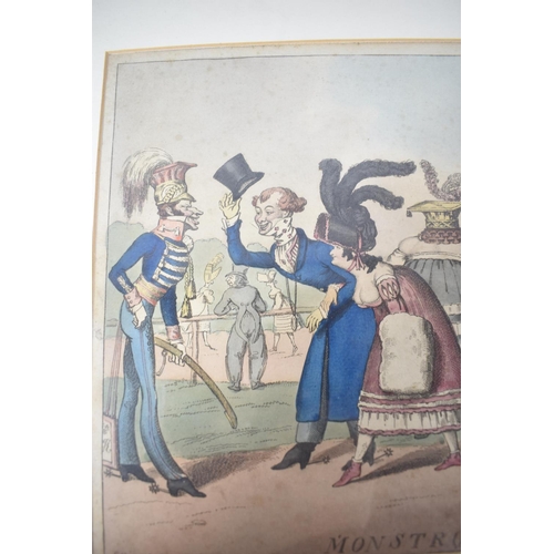 120 - A 19th Century Framed Irish Caricature Engraving, 