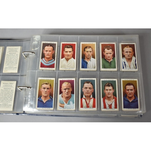 172 - A Ring Binder Containing Various Sets of Cigarette Cards