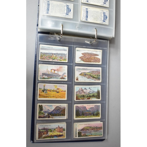 172 - A Ring Binder Containing Various Sets of Cigarette Cards