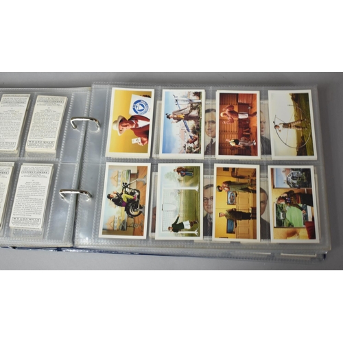 172 - A Ring Binder Containing Various Sets of Cigarette Cards