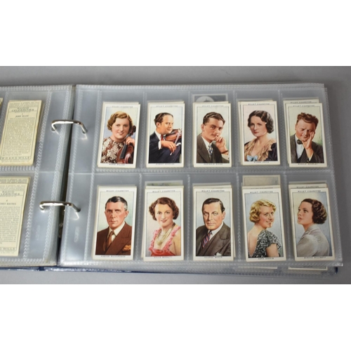 172 - A Ring Binder Containing Various Sets of Cigarette Cards