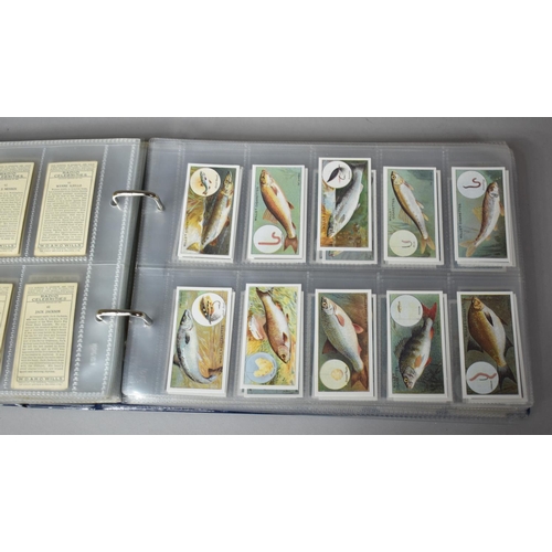 172 - A Ring Binder Containing Various Sets of Cigarette Cards