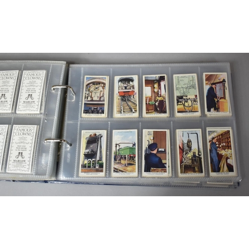 172 - A Ring Binder Containing Various Sets of Cigarette Cards