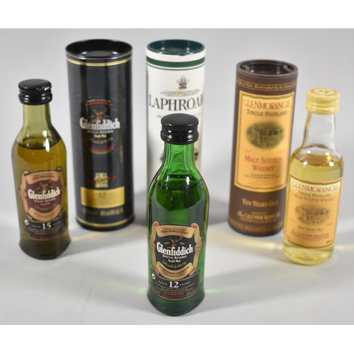 74 - A Collection of Six Various Miniature Single Malt Whiskies