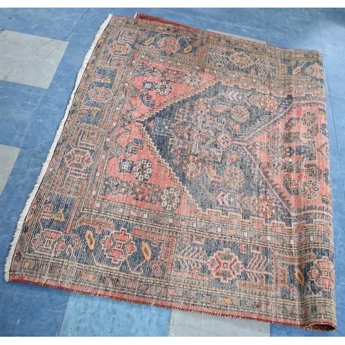 568 - An Antique Handmade Persian Toyserkan Rug 200x108cm