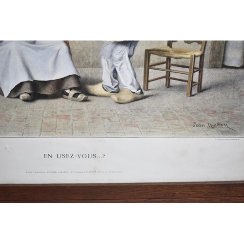 297 - A Pair of Oak Framed Jean Moreau French Prints, Each 50cm wide