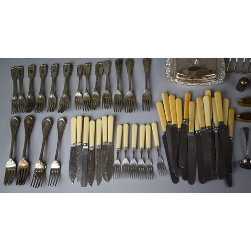 302 - A Collection of Various Cutlery to include Quantity of Mappin and Web Monogrammed M, Various Bone Ha... 