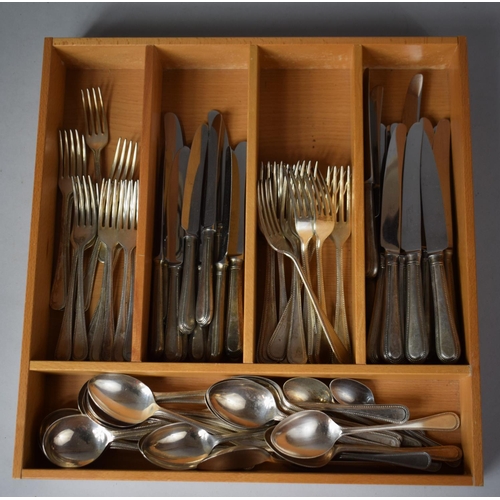 303 - A Collection of EPNS Sheffield Cutlery to include Forks, Knives, Spoons Etc