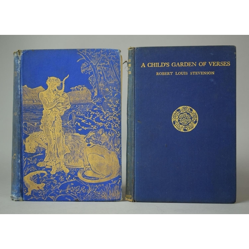 333 - A 1891  Gilt Decorated Blue Cloth Bound Edition of The Blue Poetry Book Edited by Andrew Lang (Bindi... 