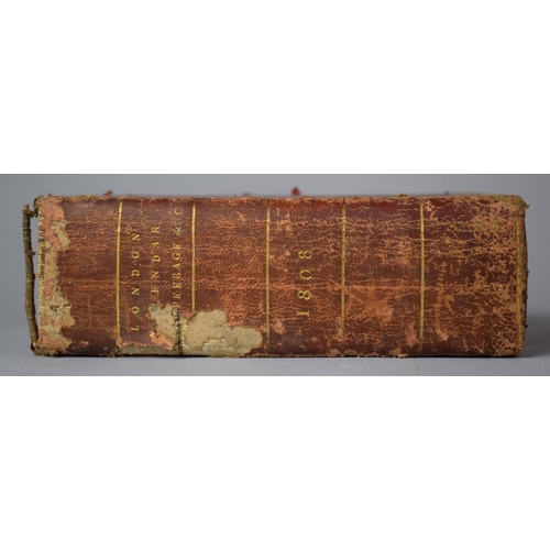 349 - A 19th Century Bound Volume of Rider's British Merlin: for the year of our Lord God 1808, Bound with... 