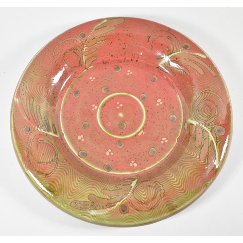 396 - A Large Continental Majolica Glazed Charger, 36cm Diameter